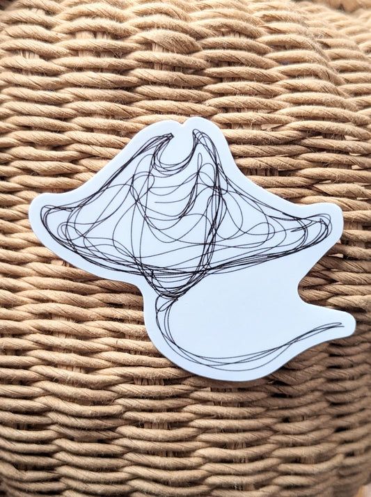 Manta Ray Sticker