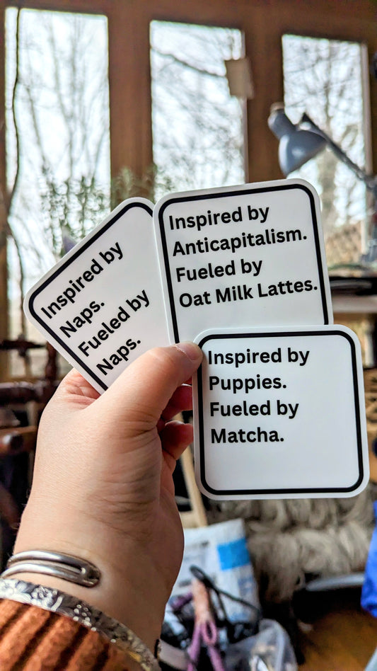 Inspired by Puppies Sticker