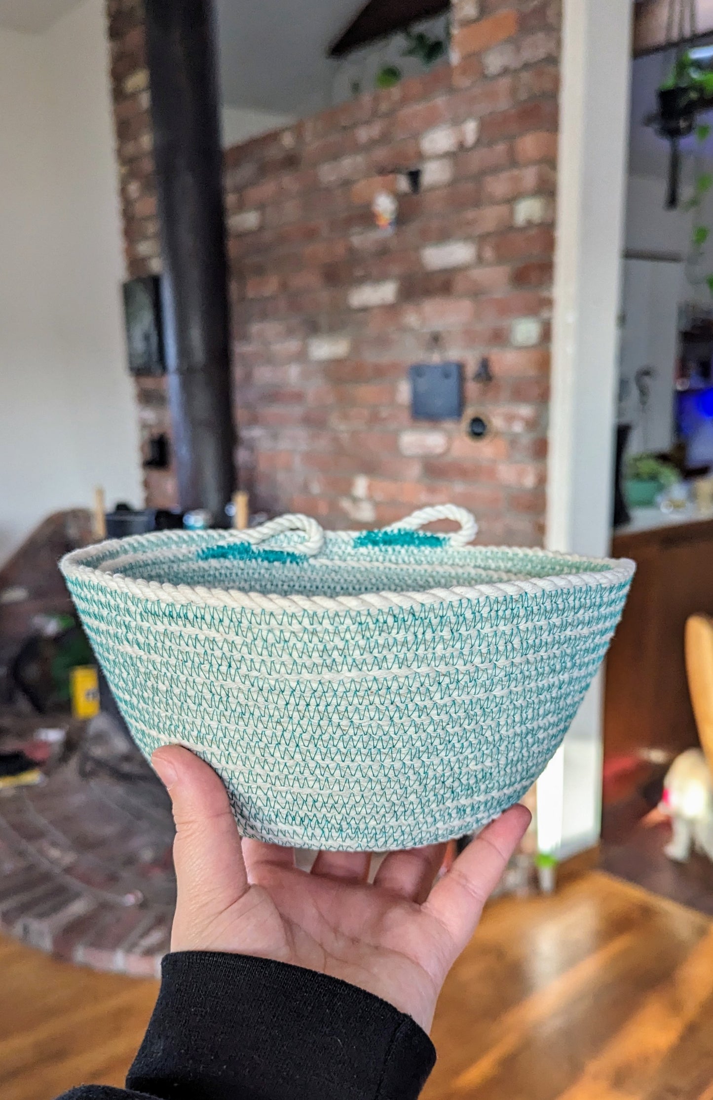 Pair of nesting baskets